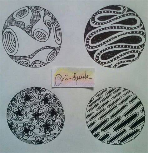 Inspirasi dan ide zentangle