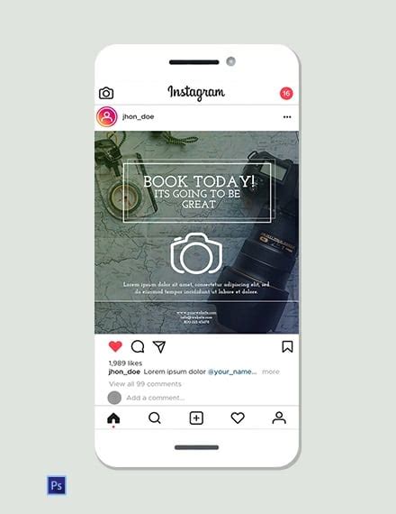 Instagram Ad Template