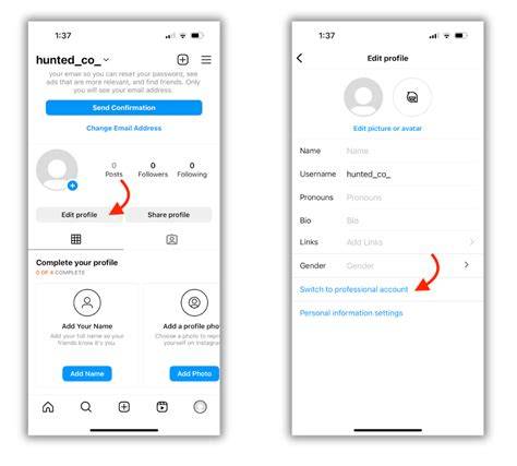 Instagram Business Profile