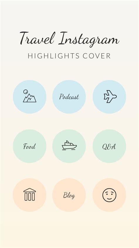 Instagram Highlights Cover Template