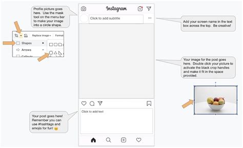 Instagram Post Template Google Slides