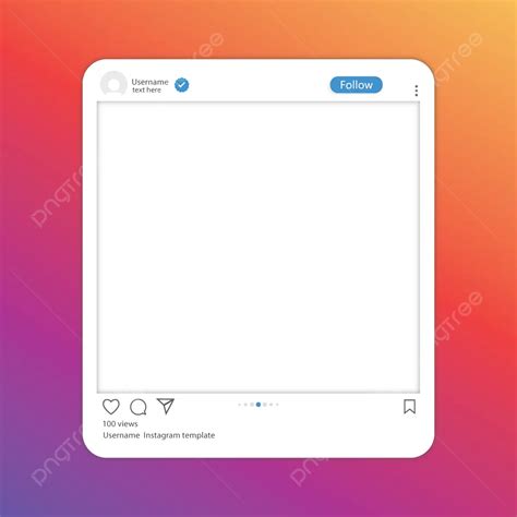 Instagram Post Template Png