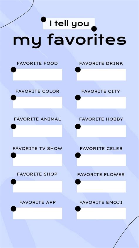 Instagram Question Template