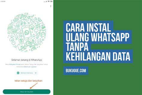 Instal Ulang WhatsApp