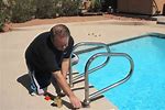 Install Handrail Swimming Pool