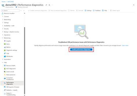 Install Performance Diagnostics
