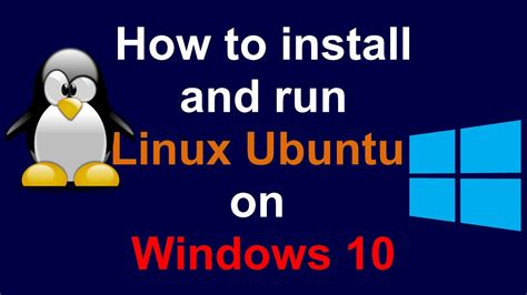 Install Ubuntu On Windows 10