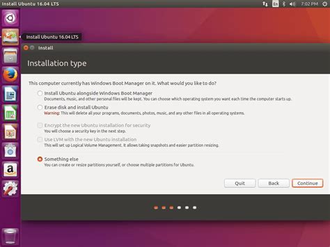 Install Ubuntu Setup Boot