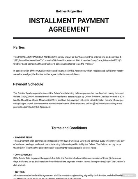 Payment Agreement S… 