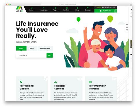 Insurance Website Templates