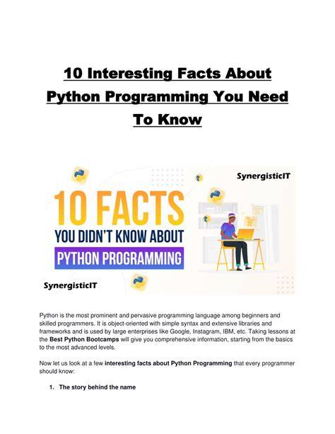 Fakta Menarik Tentang Python