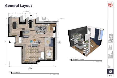 Interior Design Project Layout
