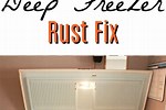 Interior of Freezer Rusting Fix