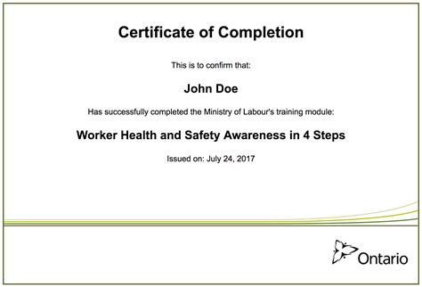 Intermediate Certification for Construction Health and Safety Officer Training in Ontario