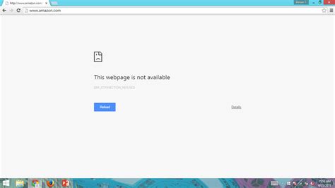 Internet connection error