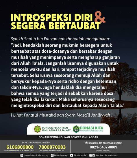 Introspeksi Diri Islami
