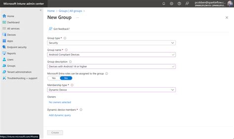 Intune Dynamic device group