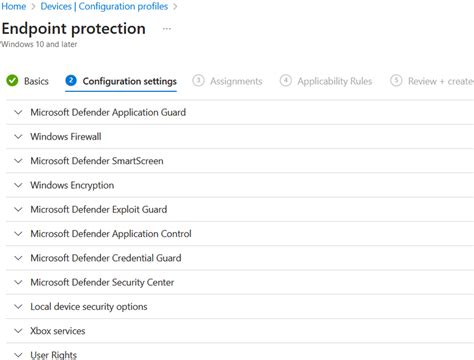 Intune Endpoint Protection