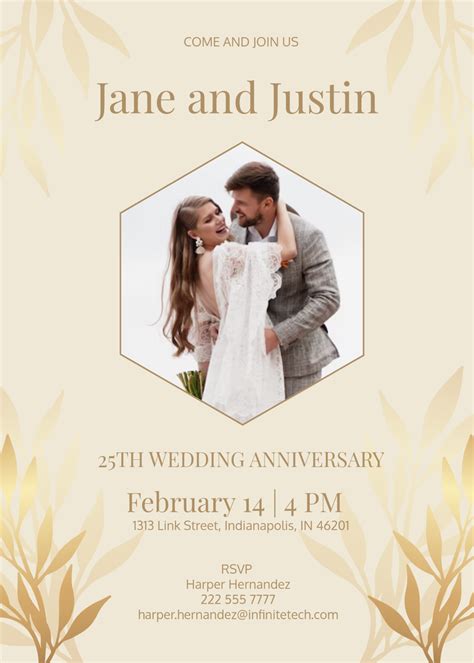 Invitation With Picture Template