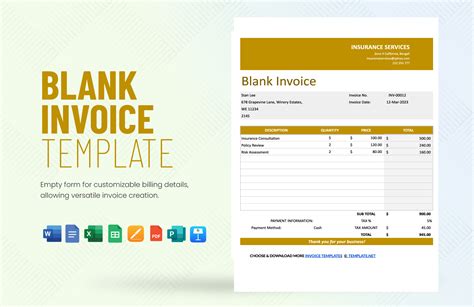 Invoice Template Mac