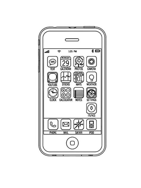 Iphone Screen Printable