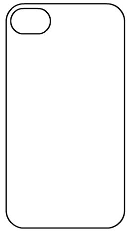 Iphone Se Back Template