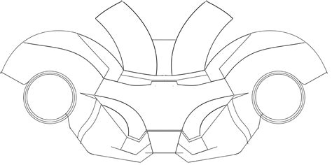 Iron Man Helmet Templates