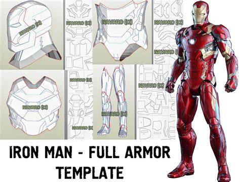 Iron Man Suit Template