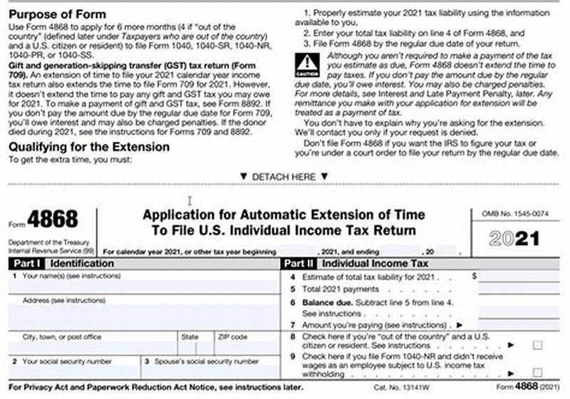 Irs Form To File For Extension
