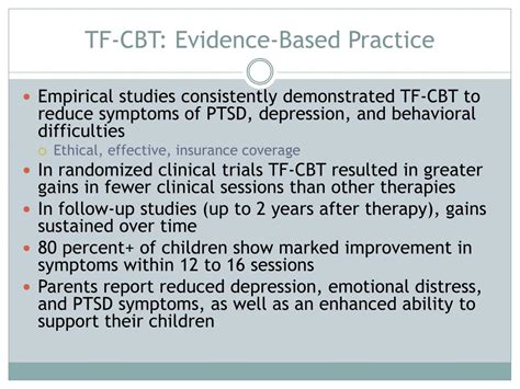 Is TF CBT evidence based practice
