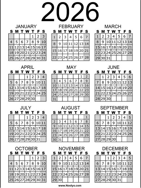 Is There A Printable Calendar In Pages