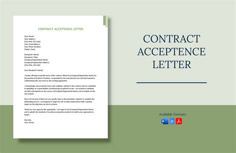 Is accepting a quote a contract