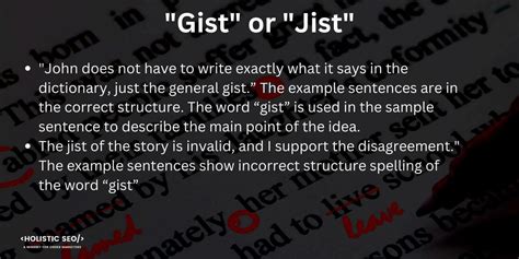Is gist a bad word