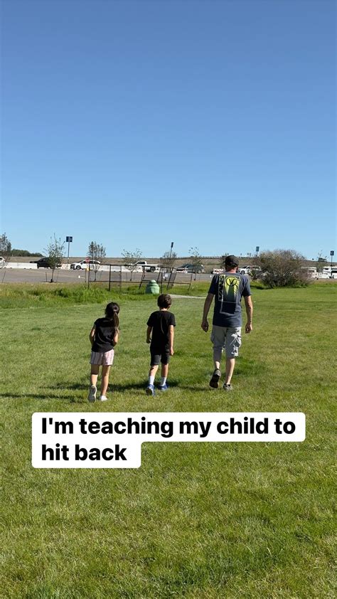 Is it OK to teach a child to hit back