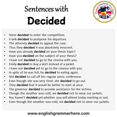 Is it decided not to or decided to not