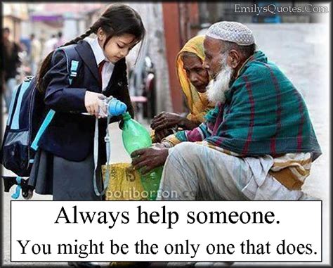 Is it good to help others