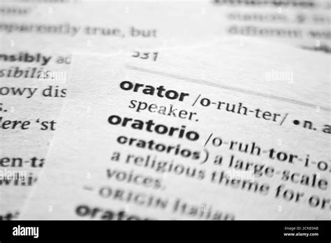 Is orator a word