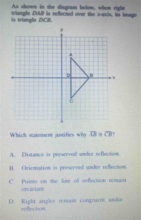 Is orientation preserved under a reflection