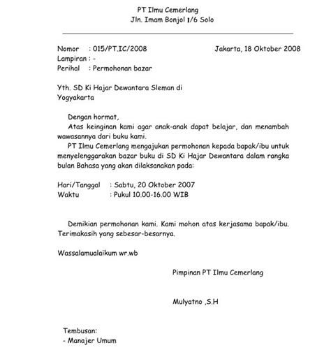 Isi Surat Penting