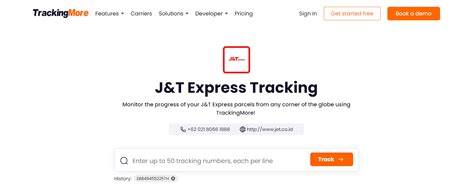 J&T Tracking Application