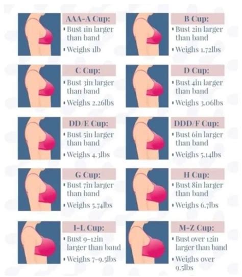 J Cup Size Chart