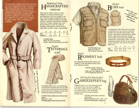 J Peterman Catalog Men