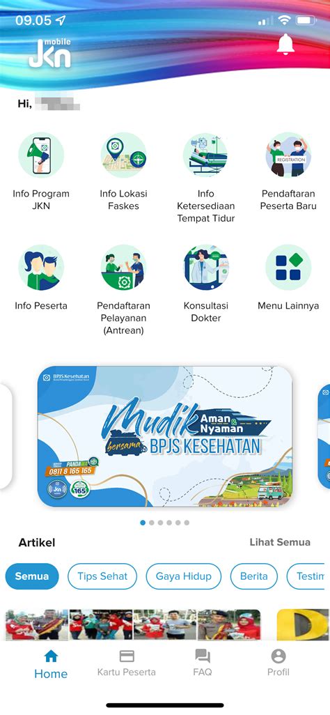 JKN Mobile App Interface