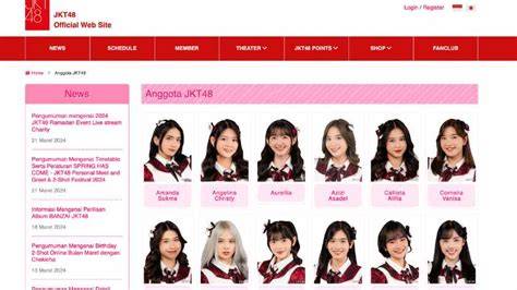 JKT48 Member Profiles Website