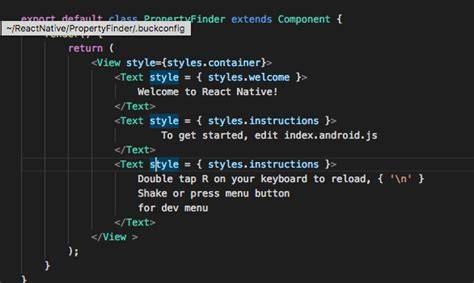 JSX in React Native
