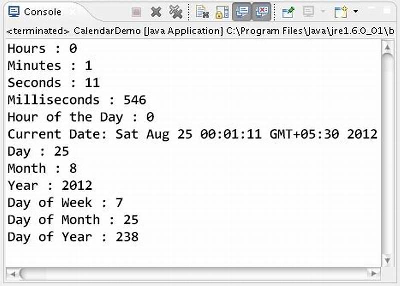 Java Calendar Get First Day Of Week