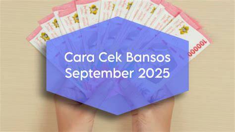 Jenis Bansos September 2025