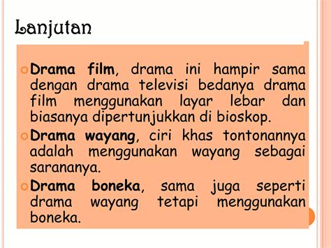 Jenis Drama