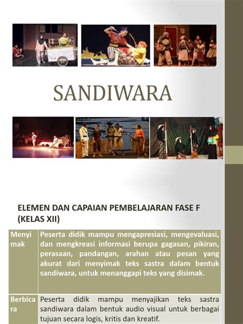 Jenis-Jenis Sandiwara: Beragam Bentuk dan Media