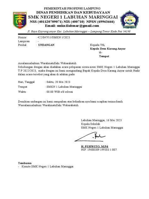 Jenis Surat Undangan Wisuda